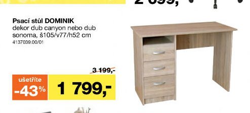 Psací stůl DOMINIK