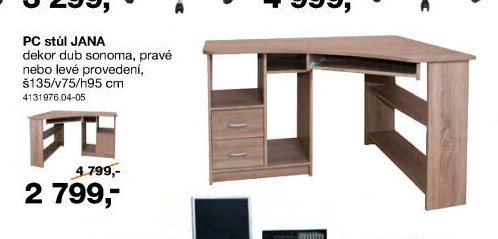PC stůl JANA