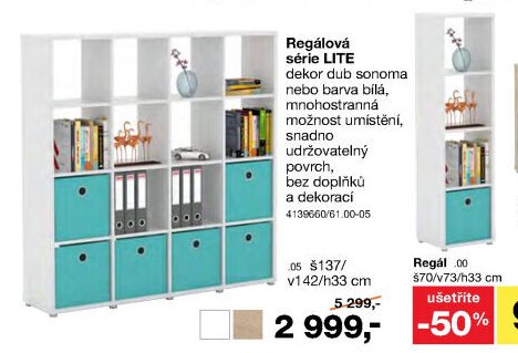 Regálová série LITE