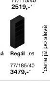 Regál 77/185/40