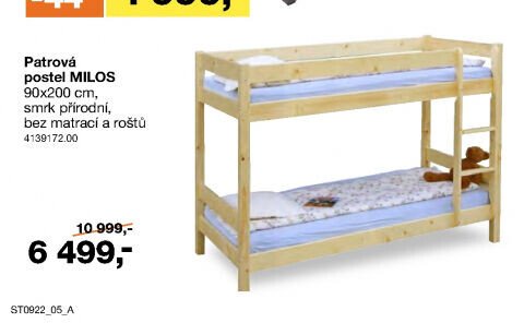 Patrová postel MILOS