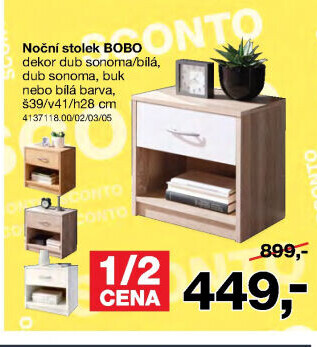 Noční stolek Bobo