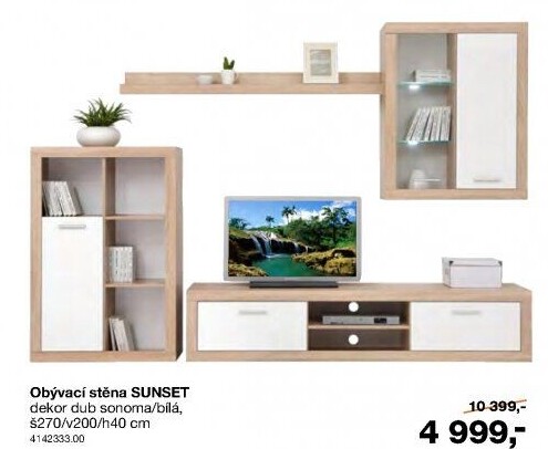 Obývací stěna Sunset