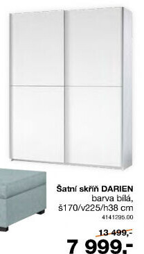 Šatní skříň Darien