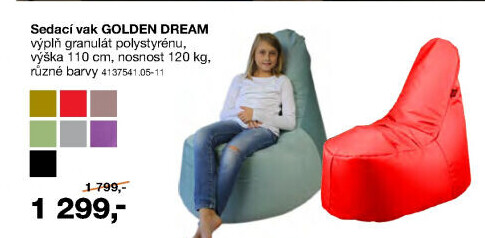 Sedací vak Golden dream
