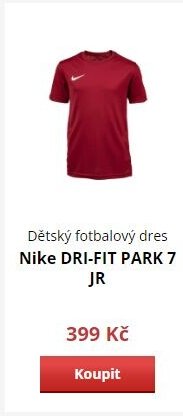 Dětský fotbalový dres Nike DRI-FIT PARK 7 JR