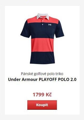 Pánské golfové polo triko Under Armour PLAYOFF POLO 2.0