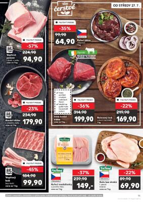 akční leták Kaufland 27.7.2022-2.8.2022