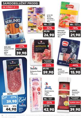 akční leták Kaufland 27.7.2022-2.8.2022