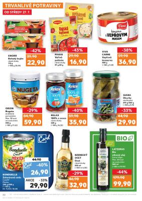 akční leták Kaufland 27.7.2022-2.8.2022