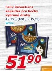 Kapsičky pro kočky Sensations Felix Purina