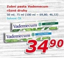 Pasty na zuby Vademecum