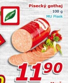 Salám Gothaj Maso uzeniny Písek