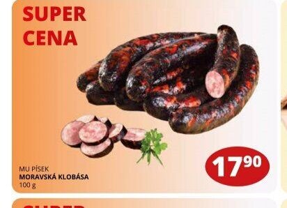 MU PÍSEK MORAVSKÁ KLOBÁSA