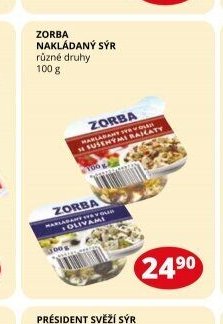 ZORBA NAKLÁDANÝ SÝR