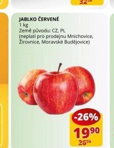Jablko červené 1 kg