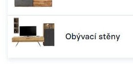 Obývací stěny