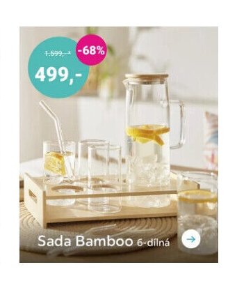 Sada Bamboo 6-dílná - Möbelix akcniletaky.com