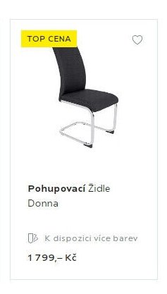 Pohupovací Židle Donna - Möbelix akcniletaky.com