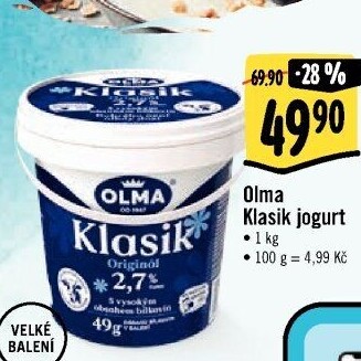 Bílý jogurt Klasik Olma