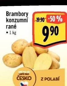 Brambory konzumní rané