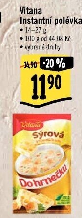 Instantní polévky Vitana
