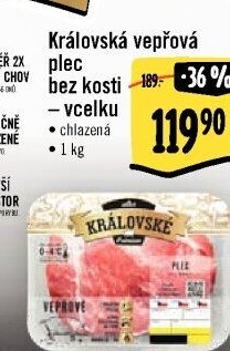 Královská vepřová plec bez kosti Albert
