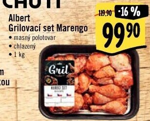 Kuřecí grilovací set Marengo Albert Gril