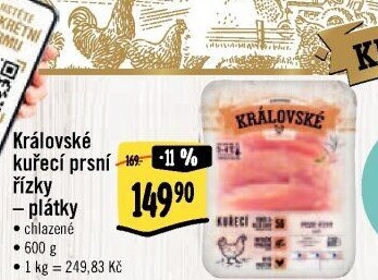 Kuřecí prsní řízky královské Albert