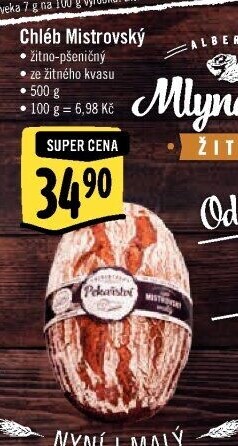 Mistrovský chléb Albert