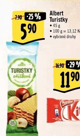 Oplatky Turistky Albert