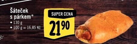 Šáteček s párkem