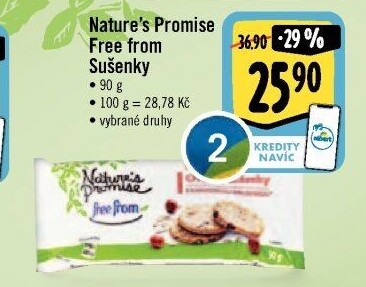 Sušenky Free From Nature'