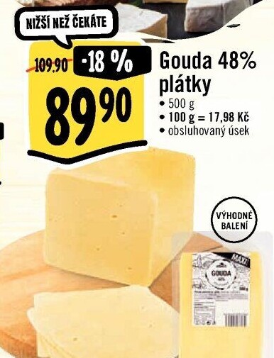 Sýr Gouda 48% Albert