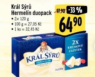 Sýr Hermelín Král sýrů