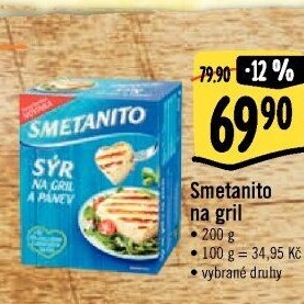 Sýr Smetanito na gril Želetava