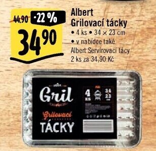 Tácky grilovací Albert Gril