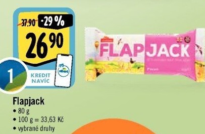 Tyčinka bez lepku Flapjack Wholebake