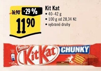 Tyčinka Kit Kat Nestlé