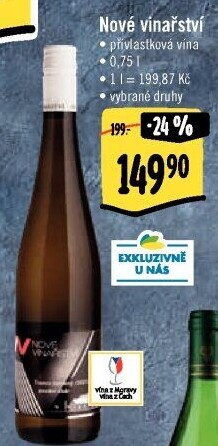 Vína Nové Vinařství - přívlastková