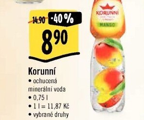 Voda ochucená Korunní