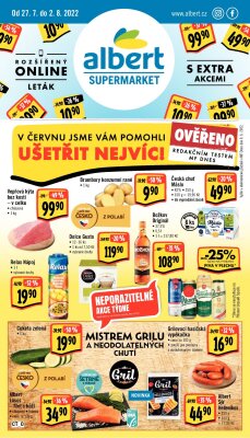 akční leták Albert 27.7.2022-2.8.2022