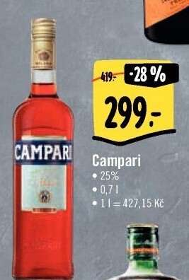 Aperitiv Bitter Campari