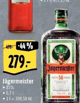 Bylinný likér Jägermeister