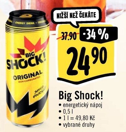 Energetický nápoj Big Shock