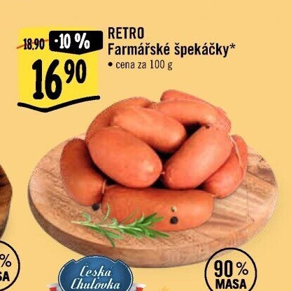 Farmářské špekáčky Albert Retro