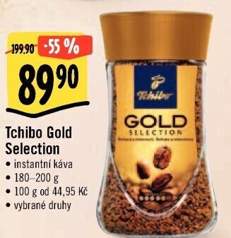 Instantní káva Tchibo Gold Selection