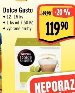 Kapsle Dolce Gusto Nescafé