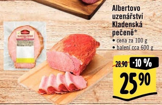 Kladenská pečeně Albertovo uzenářství