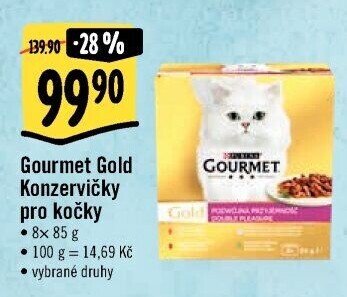 Konzerva pro kočky Gold Gourmet Purina